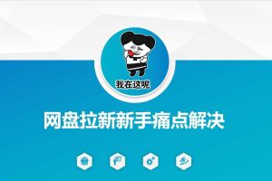 网盘拉新新手痛点解决，网盘引流+变现优化方案