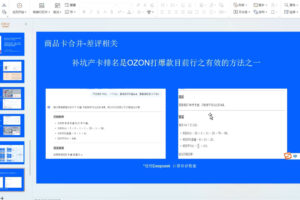 景阳老师·2025年OZON全链路运营实战课