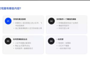 Cayson老师·小红书飞书摸版变现实战