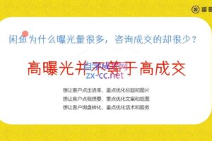 合众城品商学院·闲鱼精细化运营入门+高阶实战教学