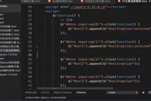 高级前端成长训练营：JQ\ES\Node前端提升视频教程+源码(共116G)