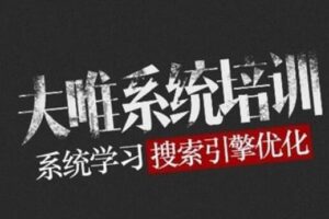 2020夫唯SEO课程 网站优化视频教程