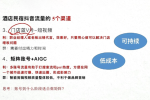 姜老师·抖音本地生活酒店民宿运营