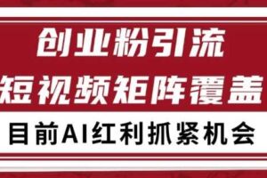 小红书某音创业赛道引流获客 自热矩阵日引200+【揭秘】