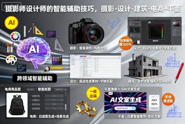 摄影师设计师的智能辅助技巧，摄影-设计-建筑-电商-平面