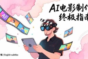 （17130期）AI电影制作终极指南：从创意到成片，系统掌握智能影视全流程实战课（中英字幕）