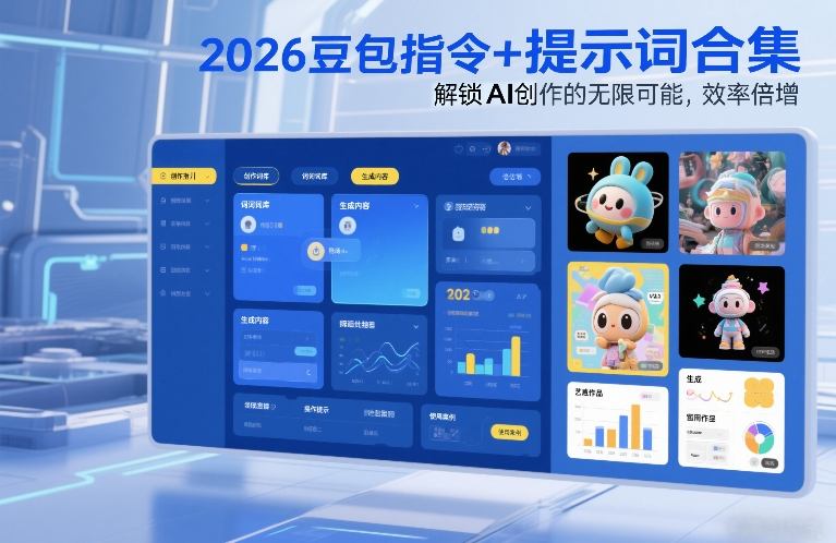 2026豆包指令+提示词合集，解锁AI创作的无限可能，效率倍增